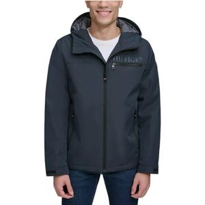 Tommy Hilfiger Men’s Jacket with Zipper Chest Pocket, Black NWT, Small